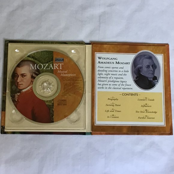 Mozart Musical Masterpieces CD with mini-book - Picture 4 of 7